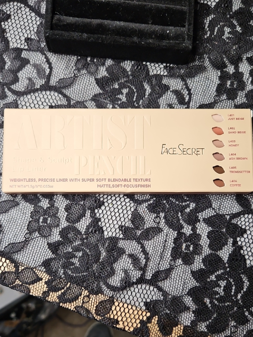 FaceSecret Artist Pencil Matte Liner Palette - Beige/Brown Shades